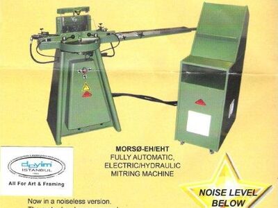 Morso eh sessiz elektronik giyotin makinası